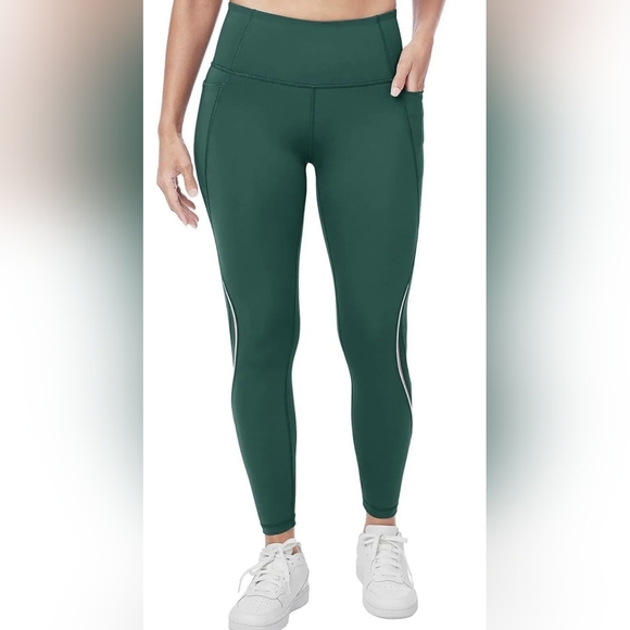 Member's Mark Ladies Compression Fit Work It Out Legging Astro Teal - Picture 1 of 4
